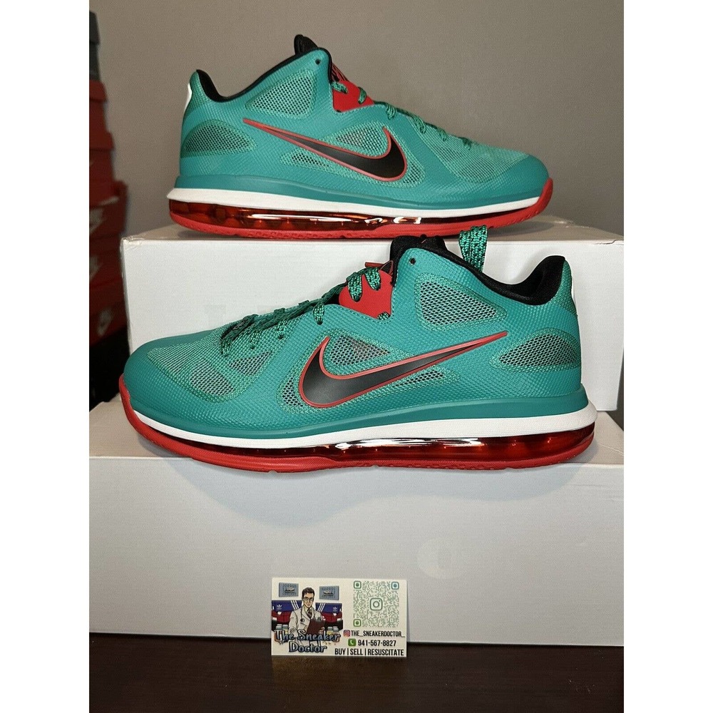 Nike LeBron 9 Low Liverpool DQ6400-300 Green Men's Basketball Shoe